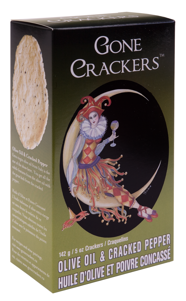 Gone Crackers - Olive Oil & Cracked Pepper 142g