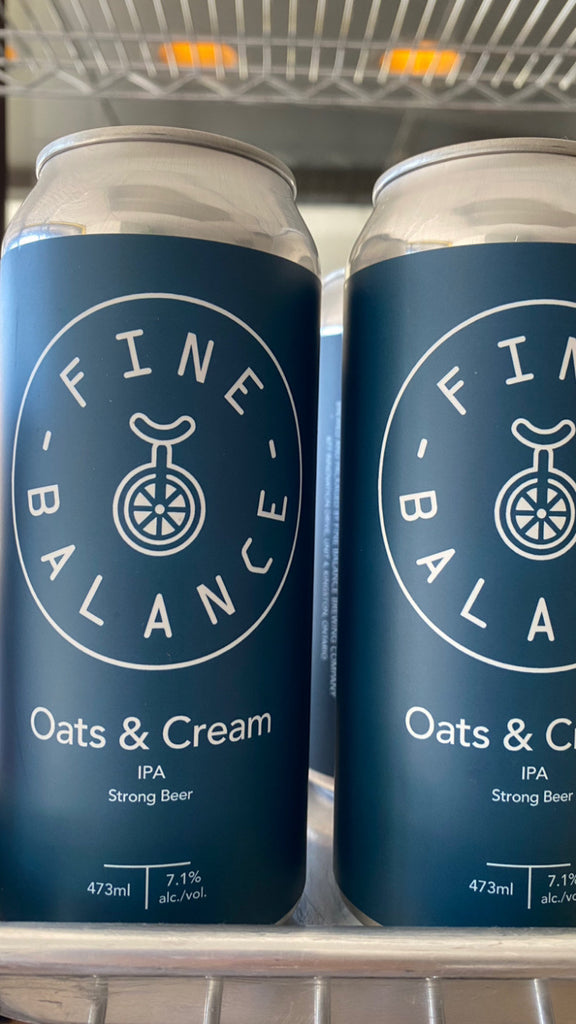 Fine Balance Brewing Co. Oats & Cream IPA 7.1% 473ml