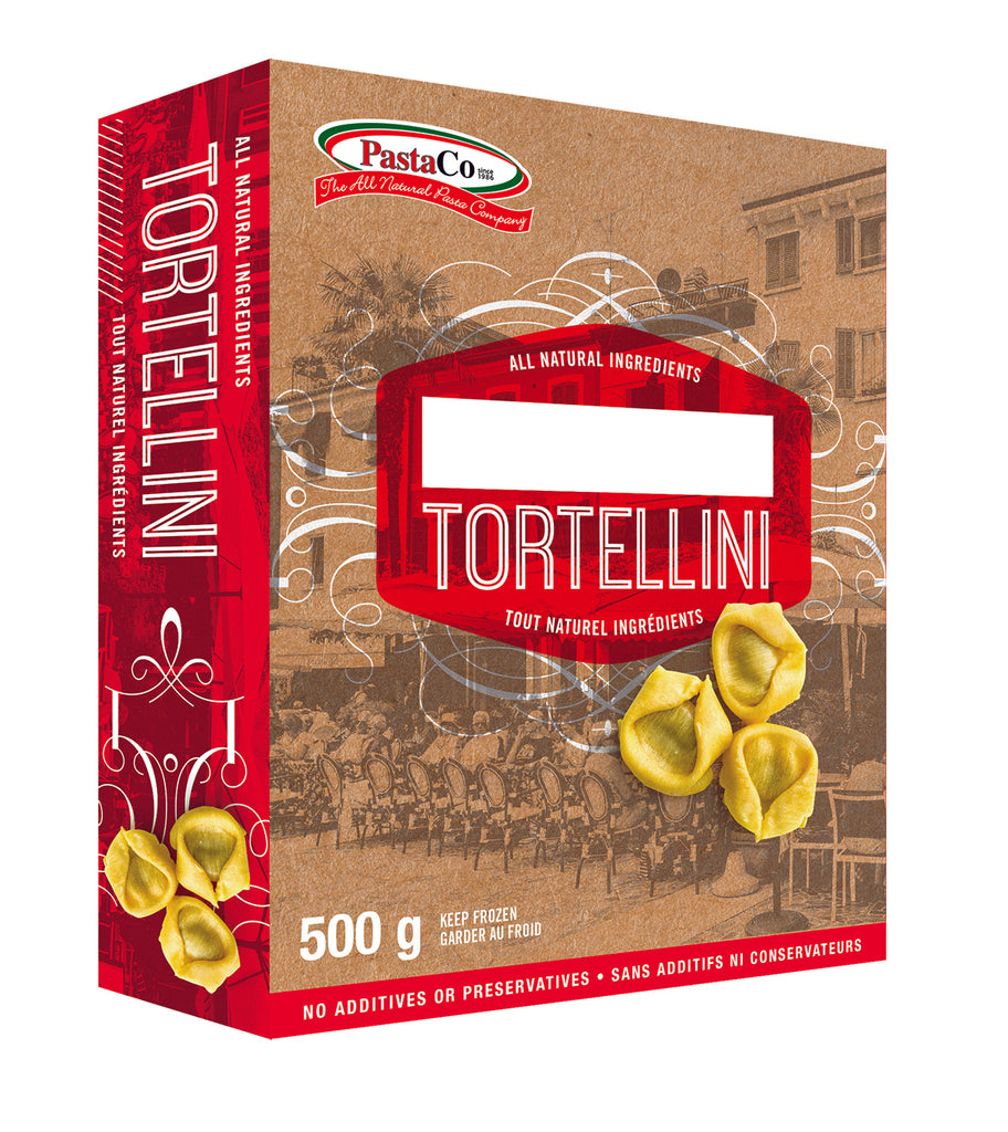 Pasta Co. All Natural Cheese & Spinach Tortellini 500g (frozen)