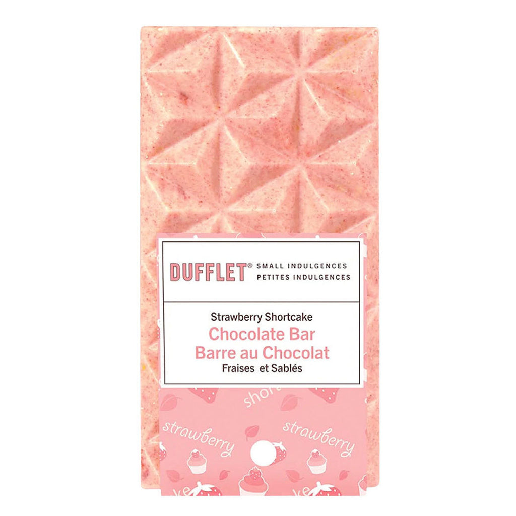 DUFFLET - Strawberry Shortcake White Chocolate Bar 75g