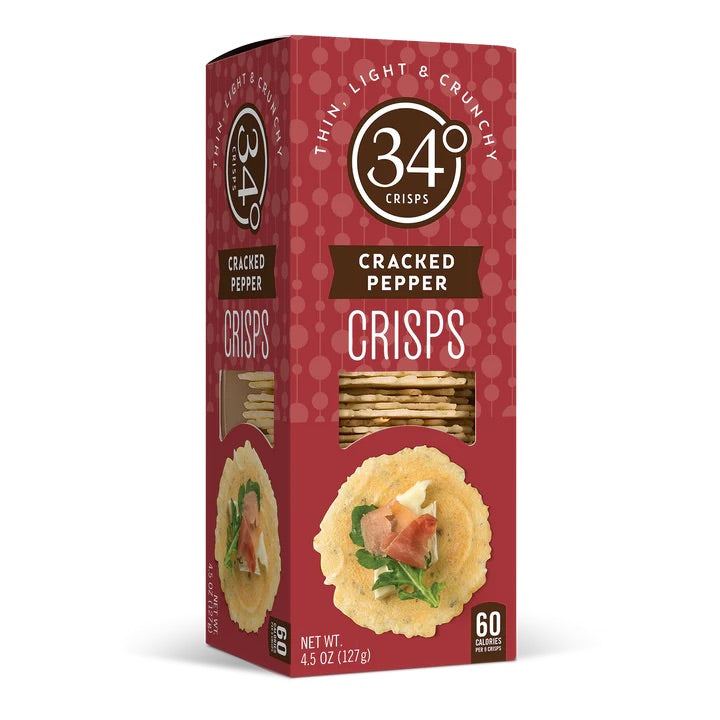 34° Crisps - Cracked Pepper 127g