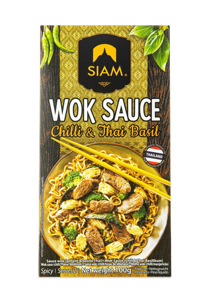 SIAM Chili & Thai Basil Wok Sauce 100g