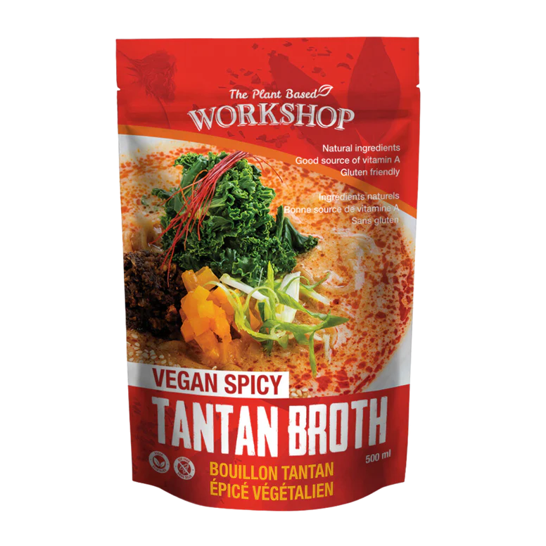 The Plant Based Workshop - Vegan Spicy Tan Tan Broth 500ml (frozen)