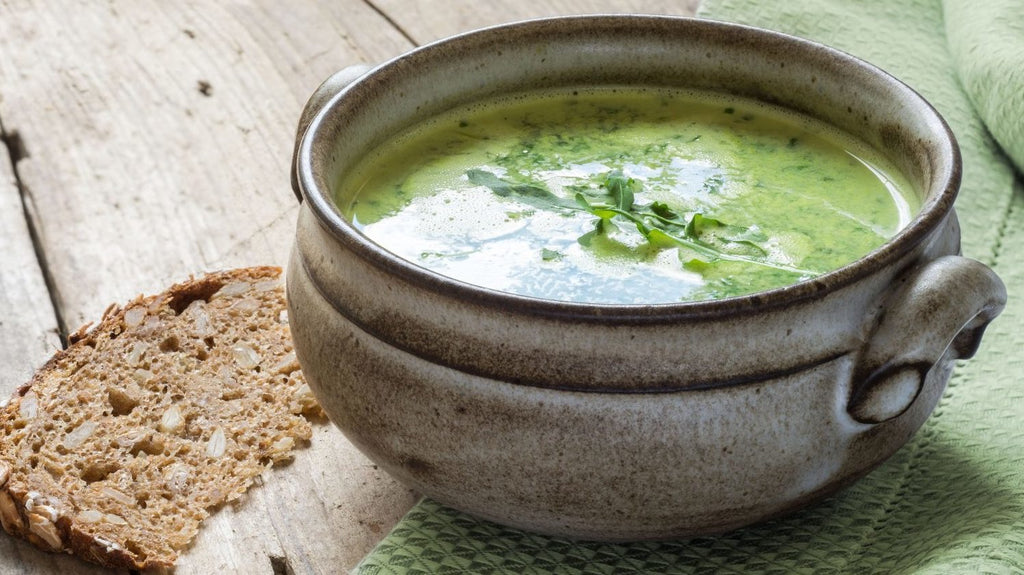 Lighthouse Kitchen- Reheat & Eat Homemade Thai Green Curry Spinach & Broccoli SOUP 500ML (frozen)