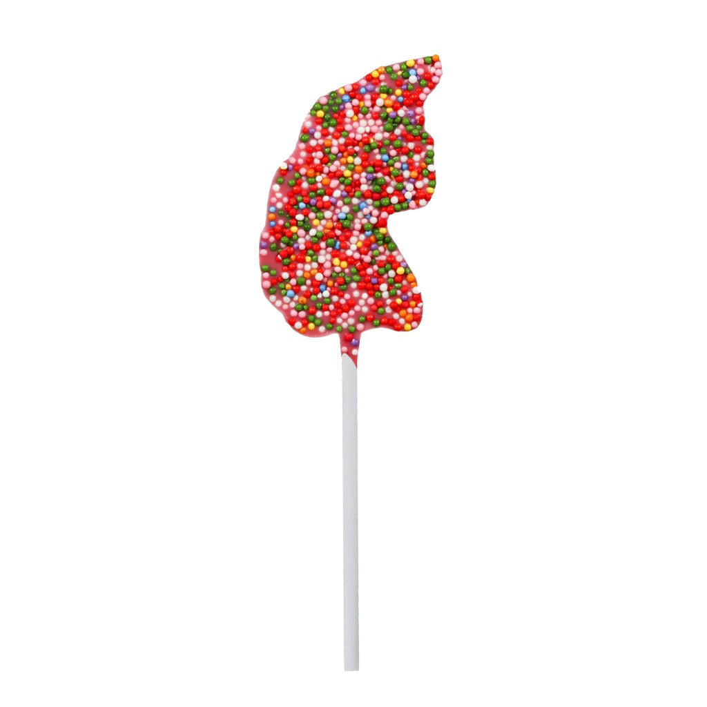 COCOBA - White Chocolate Unicorn Lollipop - pink - 33g