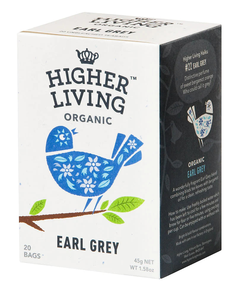 Higher Living Organic Tea - Earl Grey 20 bags 45g