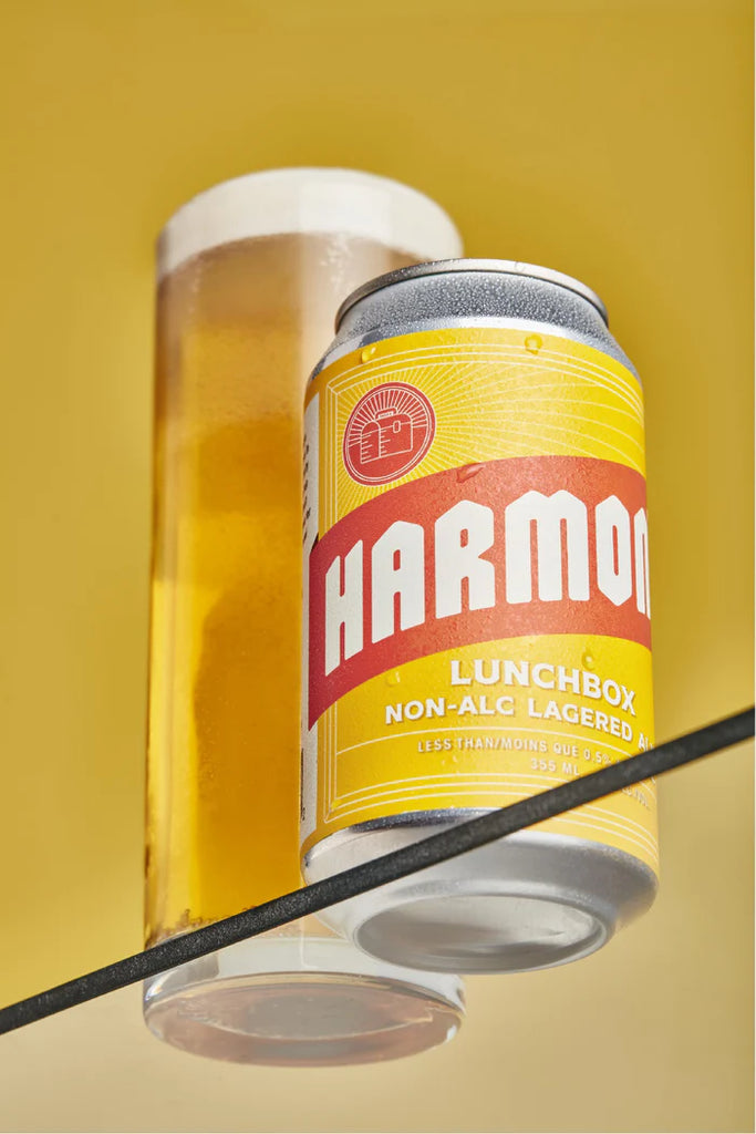 Harmon’s Craft Brew - organic non-alcoholic Lunchbox Lager 355ml cans 0.5%