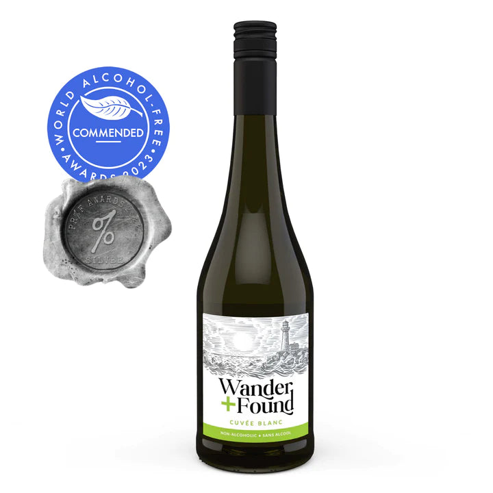 Wander + Found Non Alcoholic Cuvée Blanc 0.5% 750ml