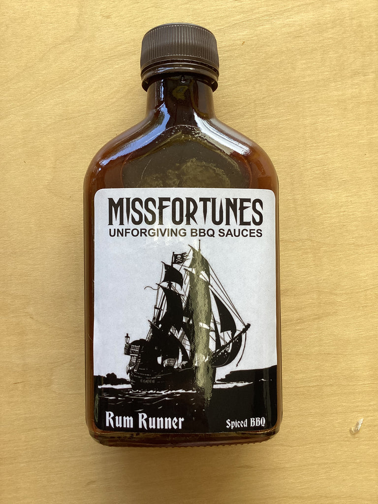 MISSFORTUNES HOT SAUCES - Rum Runner Barbecue Sauce 200ml
