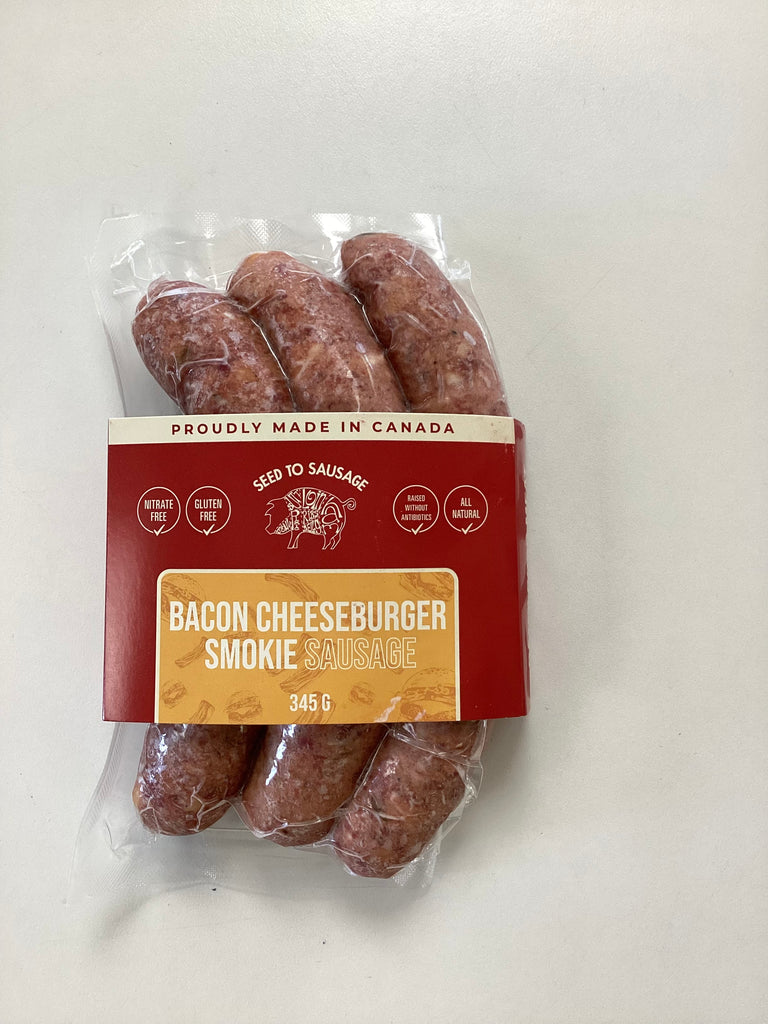 SEED TO SAUSAGE - Bacon Cheeseburger Smokies 3PK