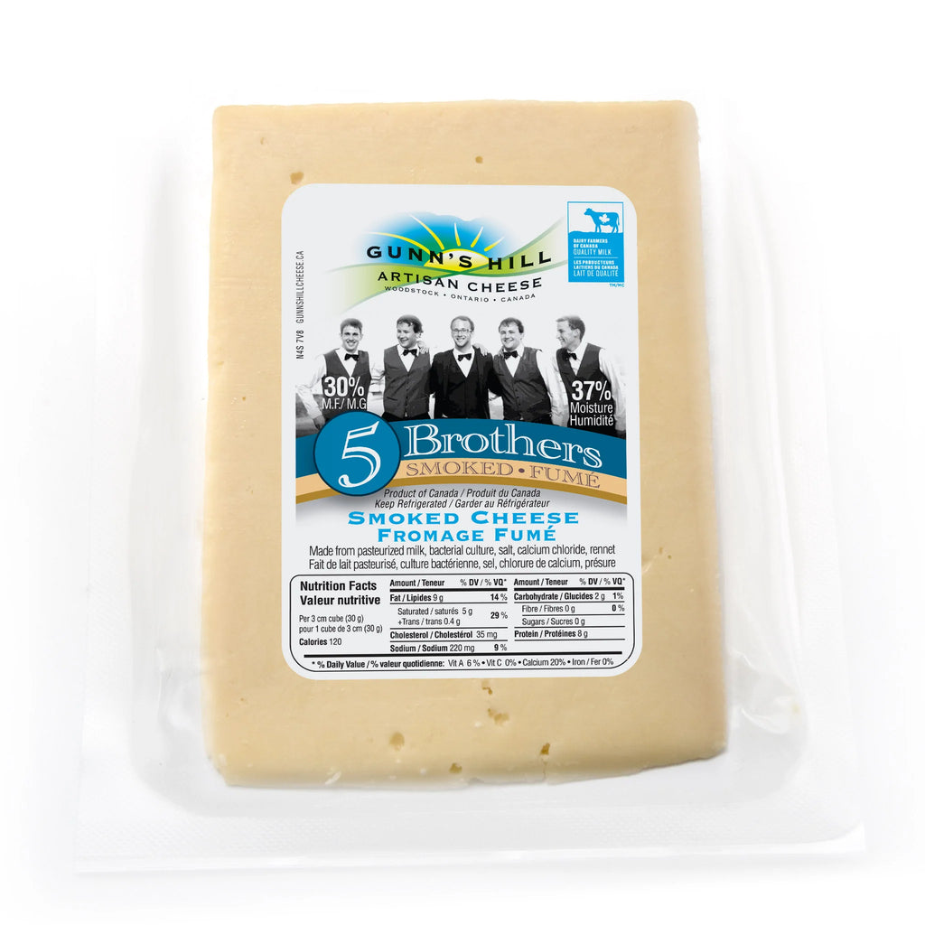 GUNN’S HILL - Five Brothers SMOKED Cheese