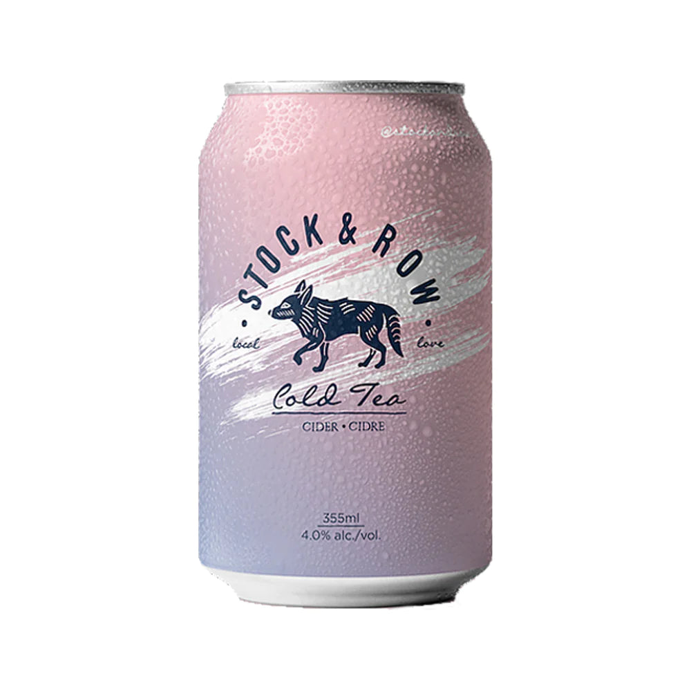 Stock & Row - Raspberry Cold Tea Cider 355ml