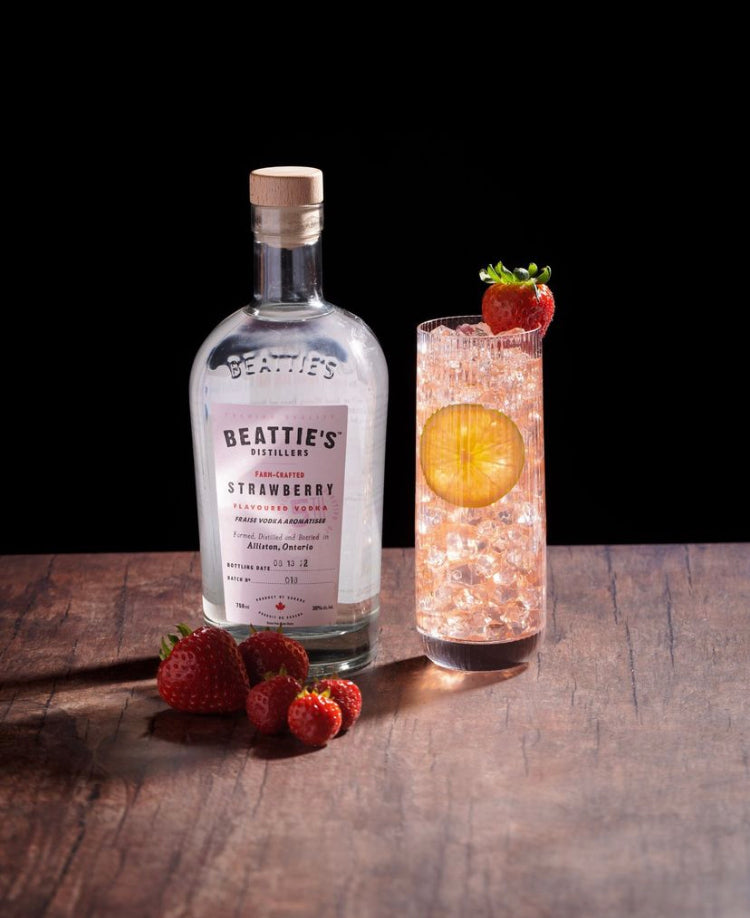 Beattie’s Distillers - farm crafted Strawberry Vodka 750ml