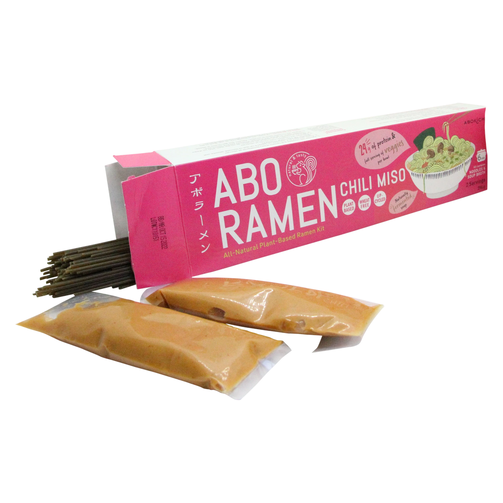 ABOKICHI - Dry ABO Ramen noodle kit with miso broth paste 296g