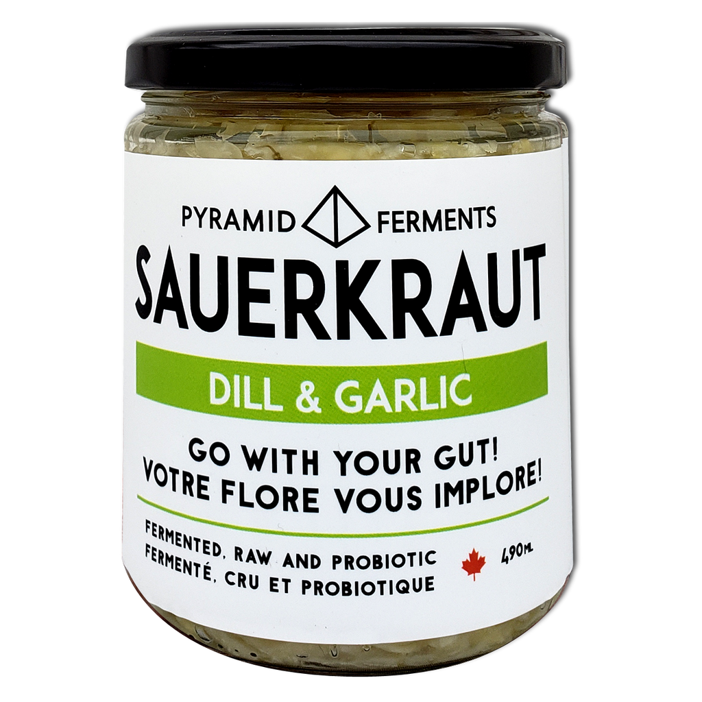 Pyramid Ferments - Garlic Dill Sauerkraut 490ml