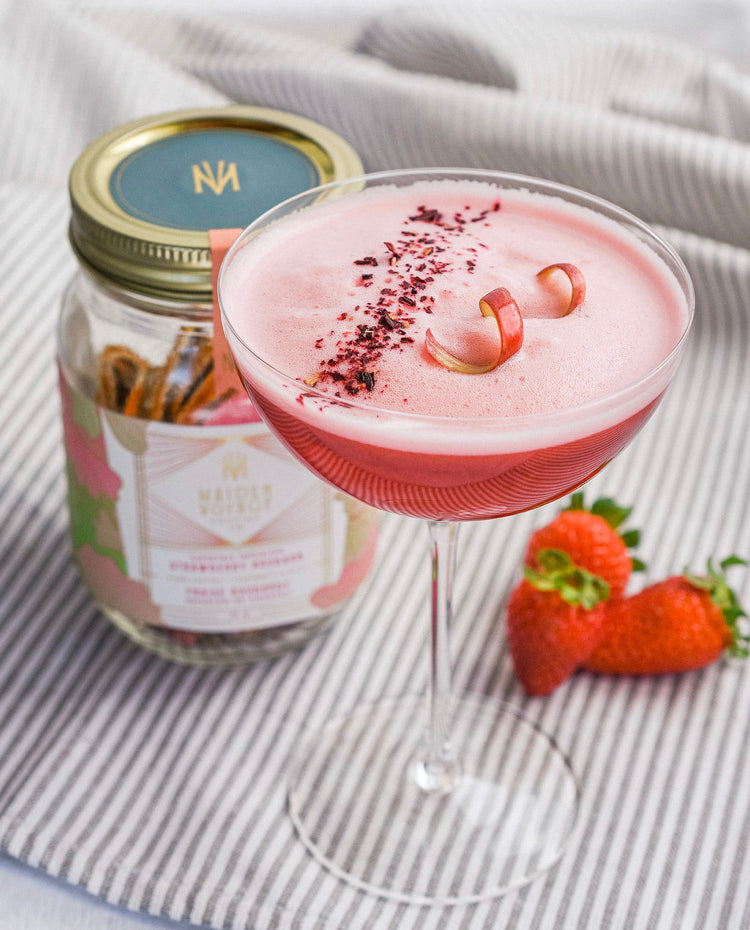 Maiden Voyage Mobile Bar Co. - Strawberry Rhubarb Cocktail Jar