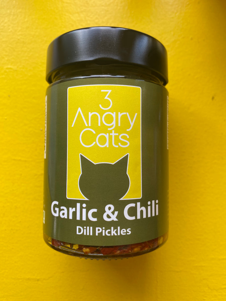 3 Angry Cats - Garlic & Chili Pepper Dill Pickles