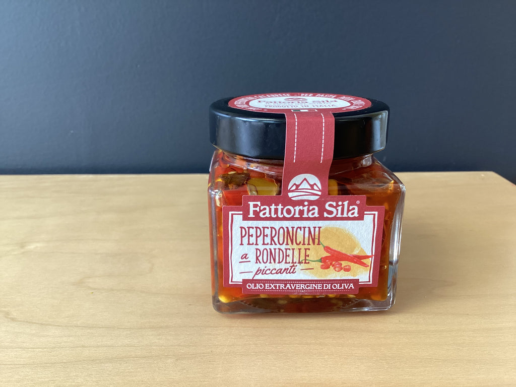 Gamma Import & Co - Fattoria Sila Peperoncini a Rondelle piccanti (spicy!) 212ml