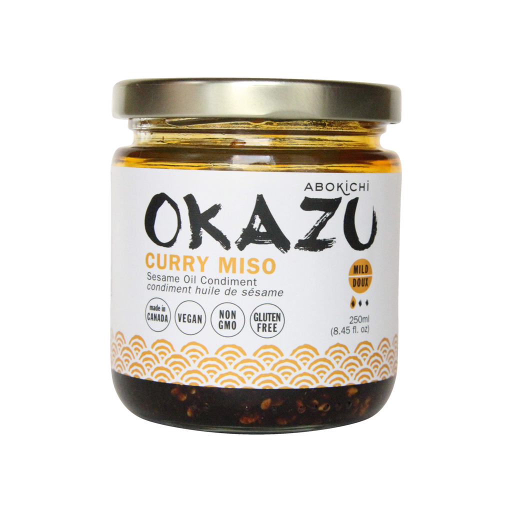 ABOKICHI - OKAZU Curry Miso Sesame Oil Condiment 230ml