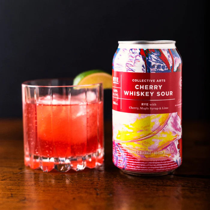 COLLECTIVE ARTS DISTILLERY - Cherry Whiskey Sour cocktail 355ml 5%