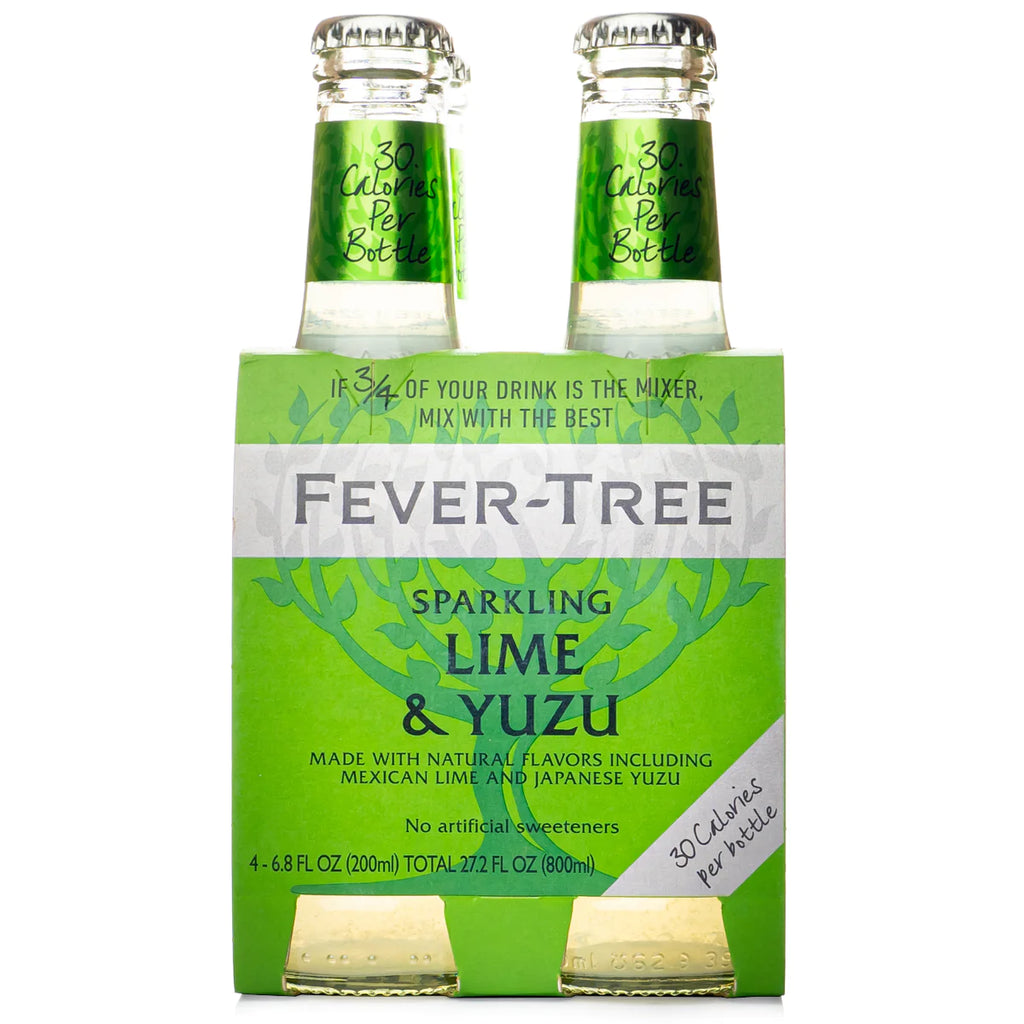 FEVERTREE - Sparkling Lime & Yuzu 200ML - 4PK