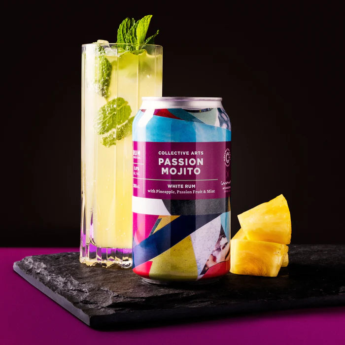 COLLECTIVE ARTS DISTILLERY - Passion Fruit Mojito cocktail 355ml 5%