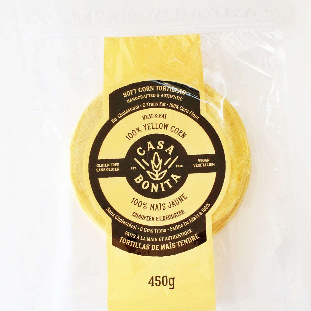 CASA BONITA-Yellow corn soft tortillas 450g