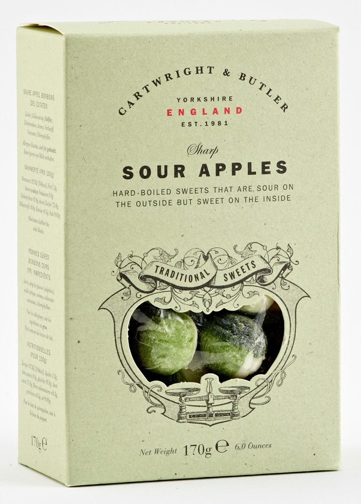Cartwright & Butler Sour Apple Sweets 170g